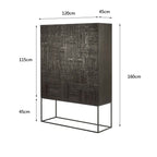 Medivh Teak Highboard