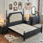 Dupon Leather Bed