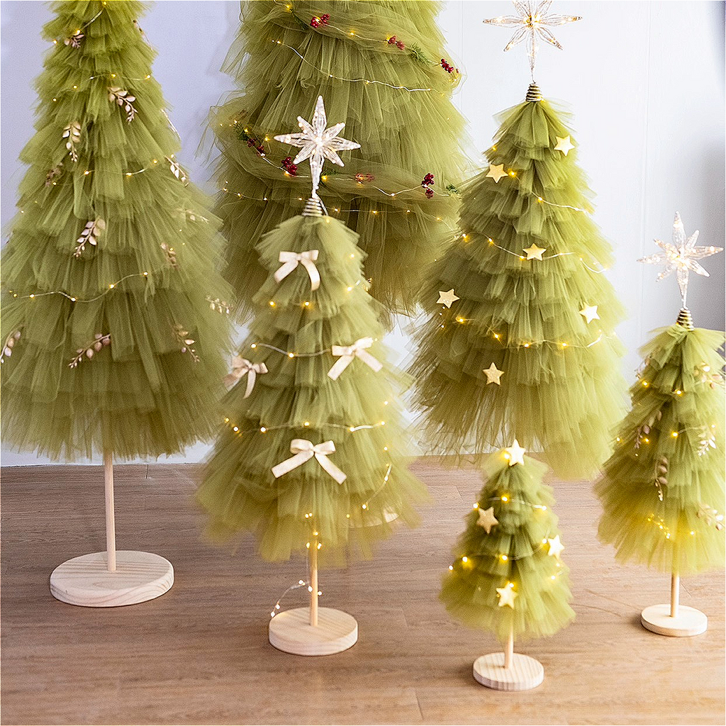 Green Chiffon Tree