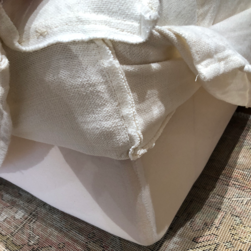 Linen Midcentury Armchair