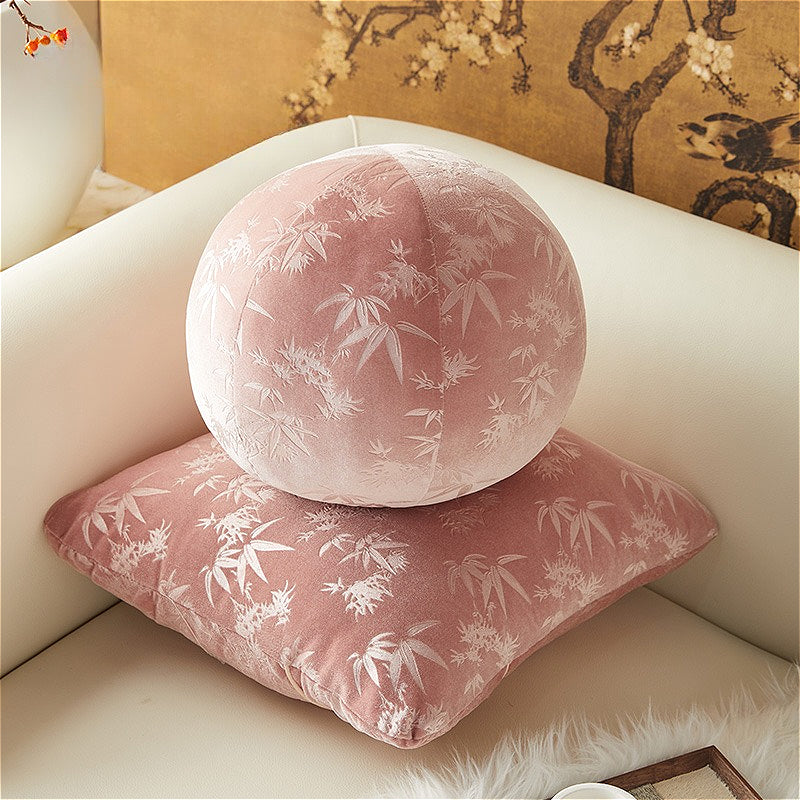 Pink Bamboo Cushion