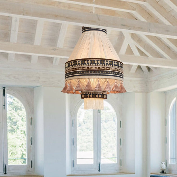 Morocco Tassel Lamp