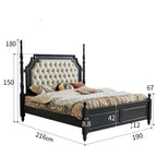 Dupon Leather Bed
