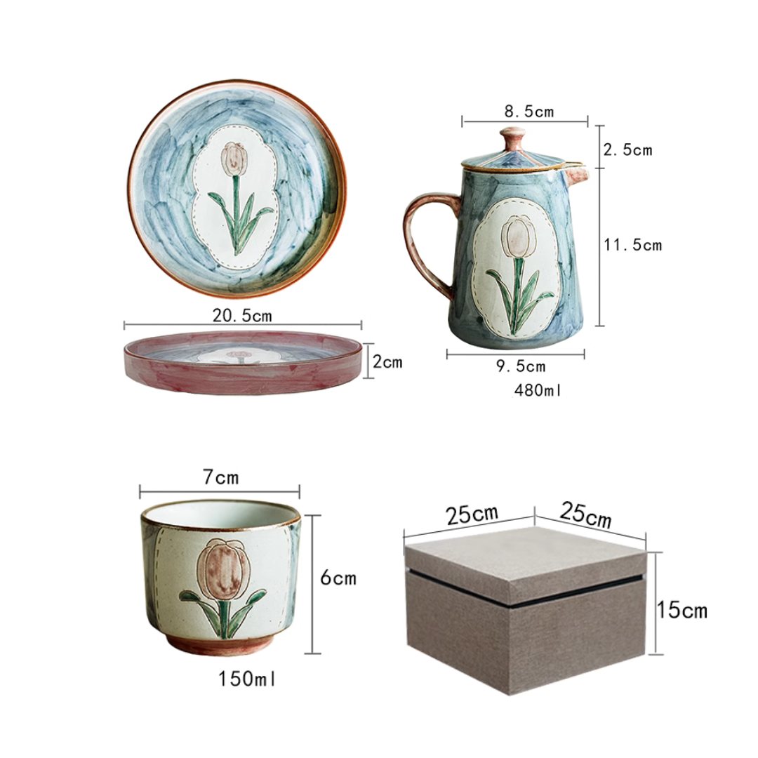 Tulip Tea Set