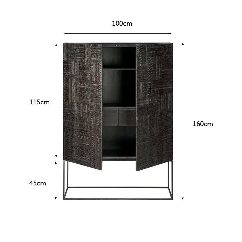 Medivh Teak Highboard