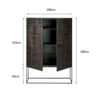 Medivh Teak Highboard