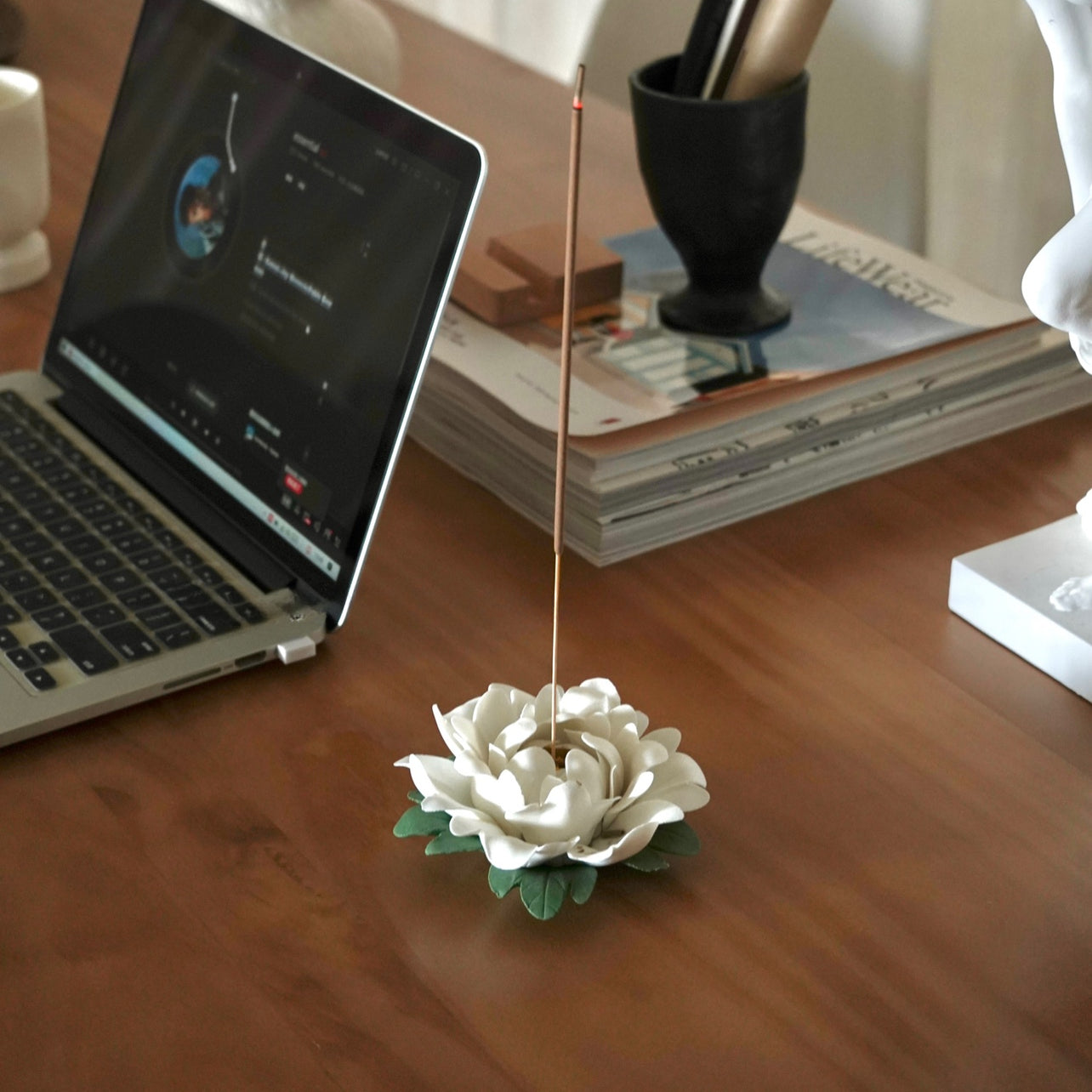 Peony Incense Holder