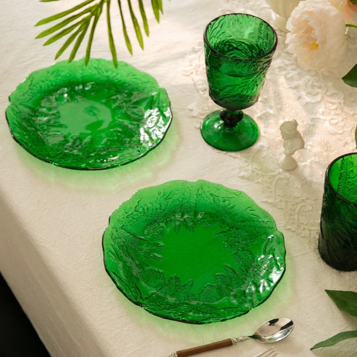 Emerald Glassware Set