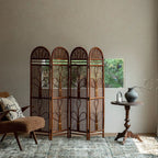 Spring Rattan Screen