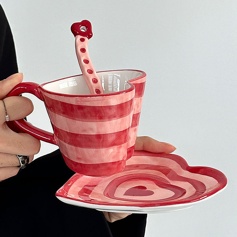 Heart Coffee Set