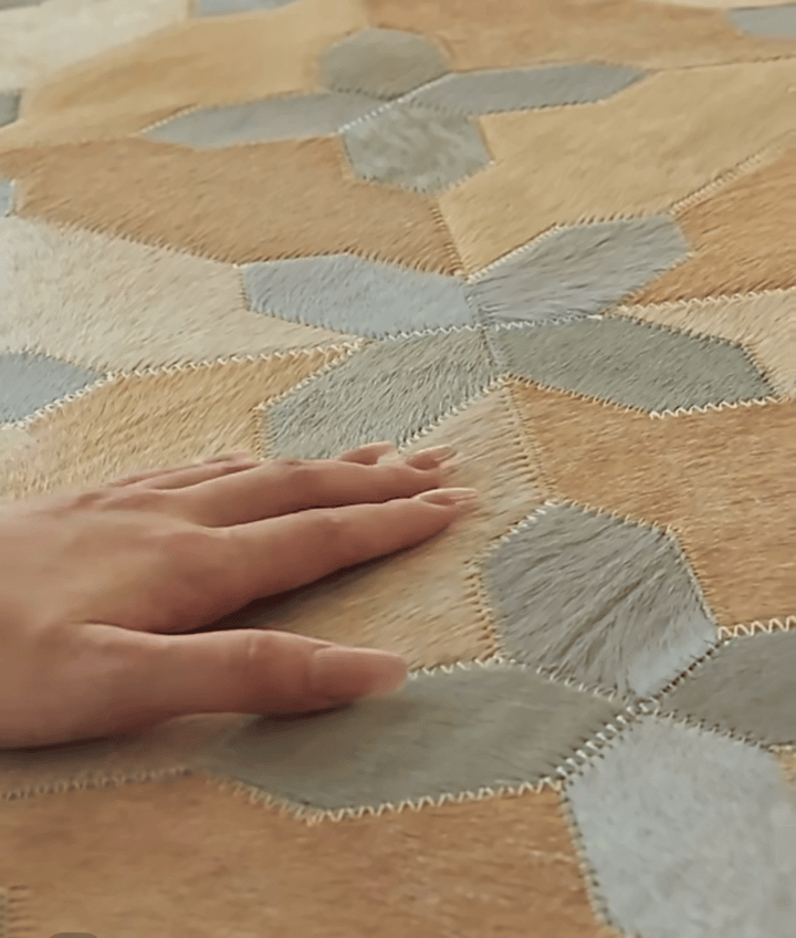 Morandi Calf Hide Rug 