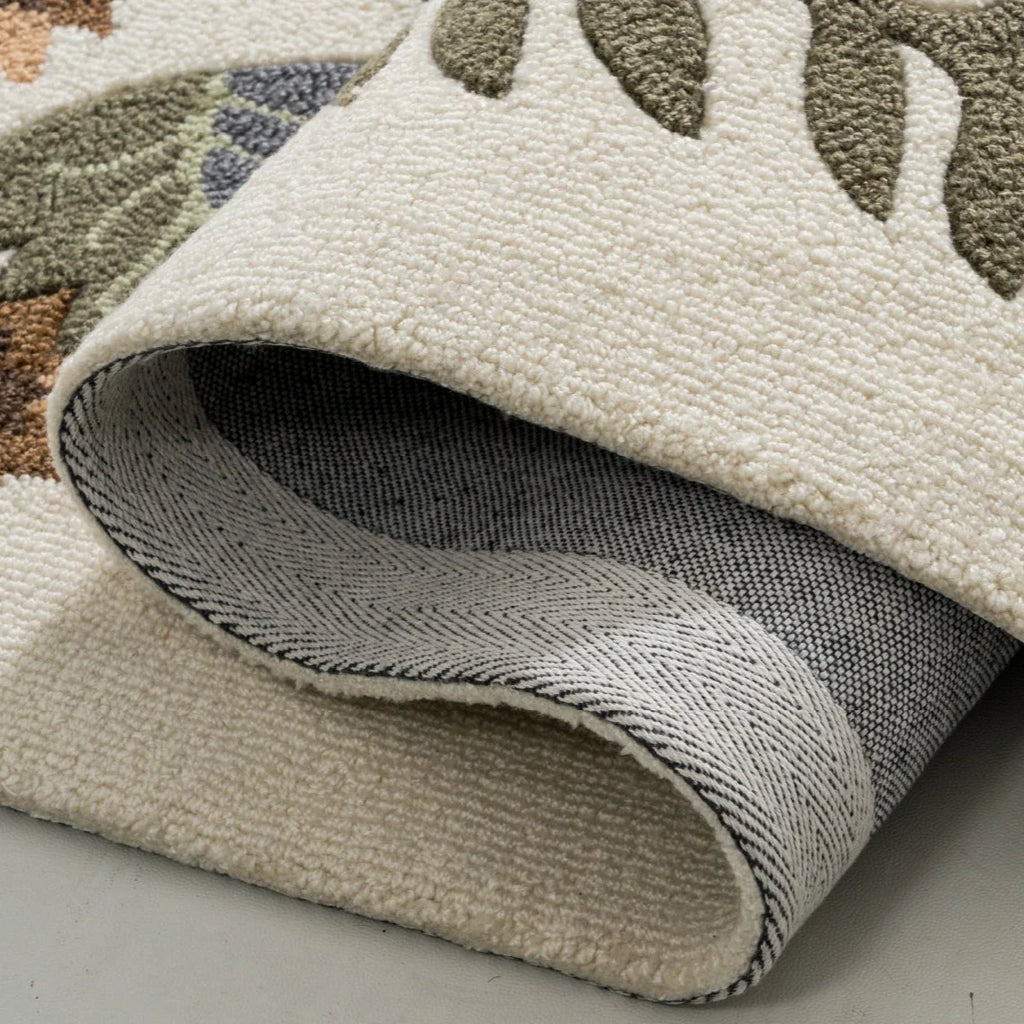 Mauve Embroidery Carpet