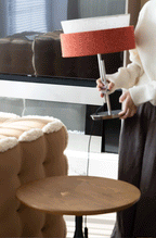 Circus Linen Table Lamp