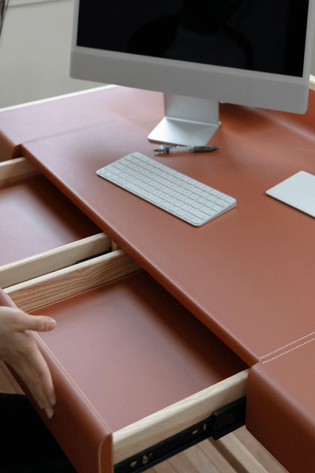 Wellington Leather Study Set