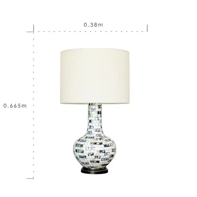 Mother of Pearl Table Lamp