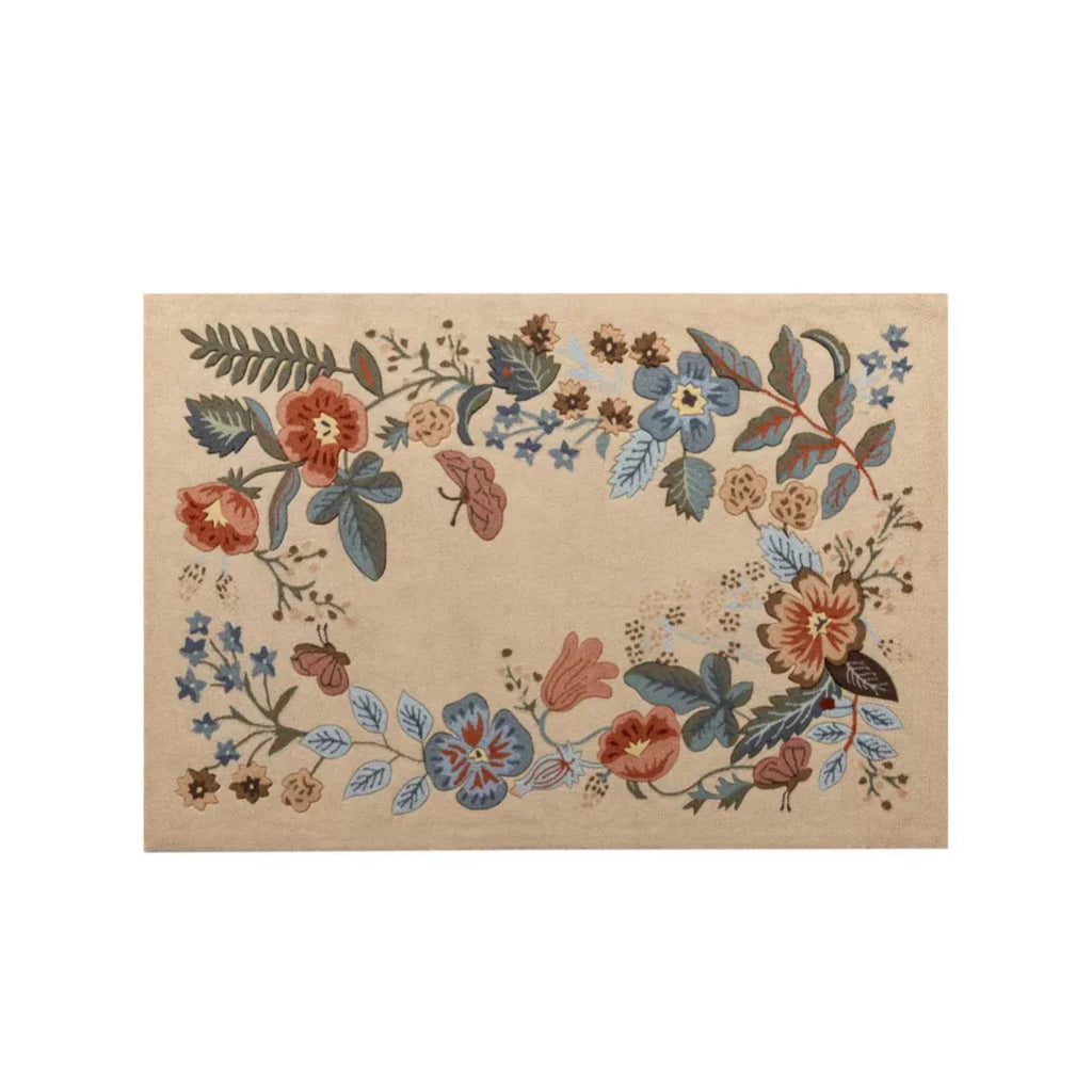 Mauve Embroidery Carpet