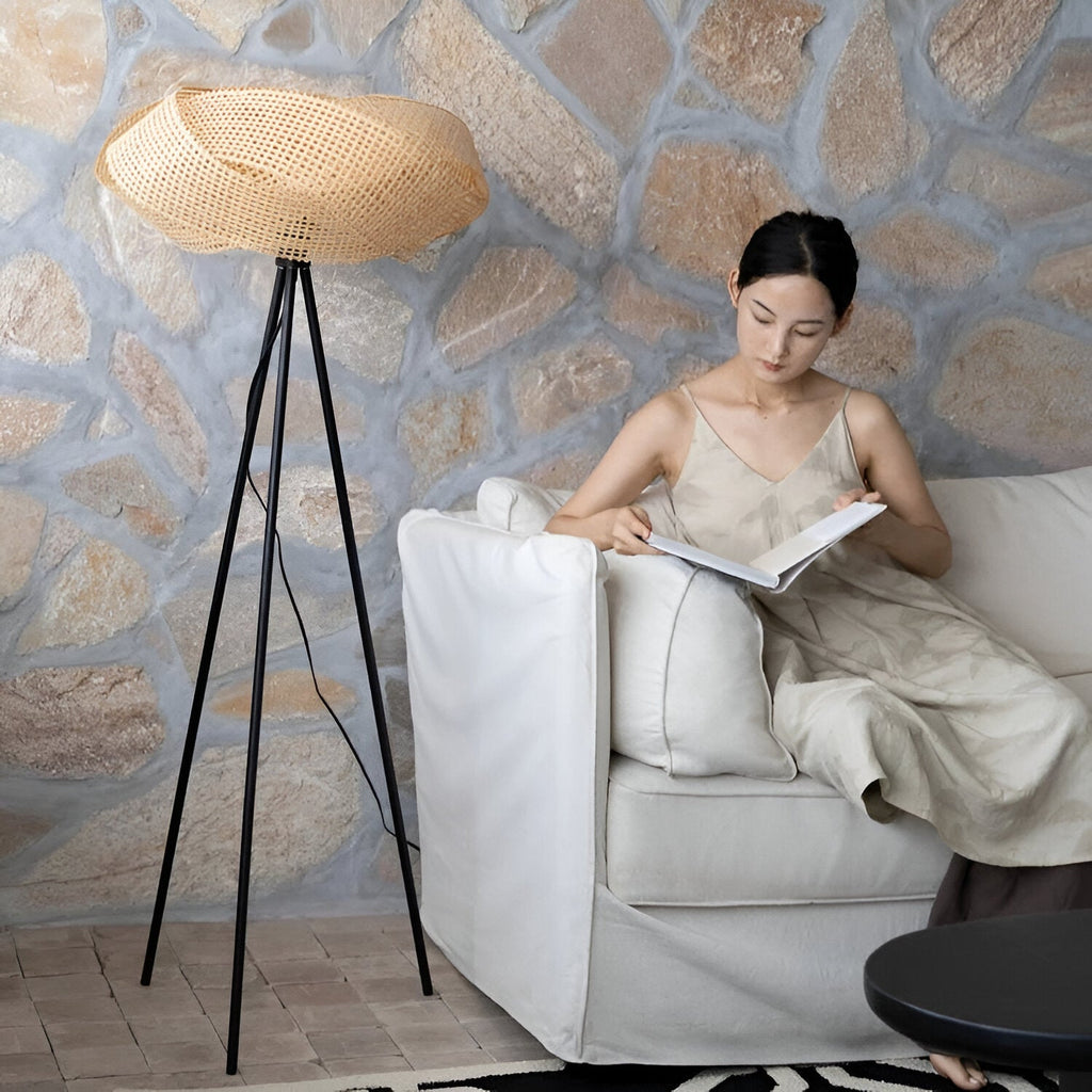 Bamboo Floor Lamp