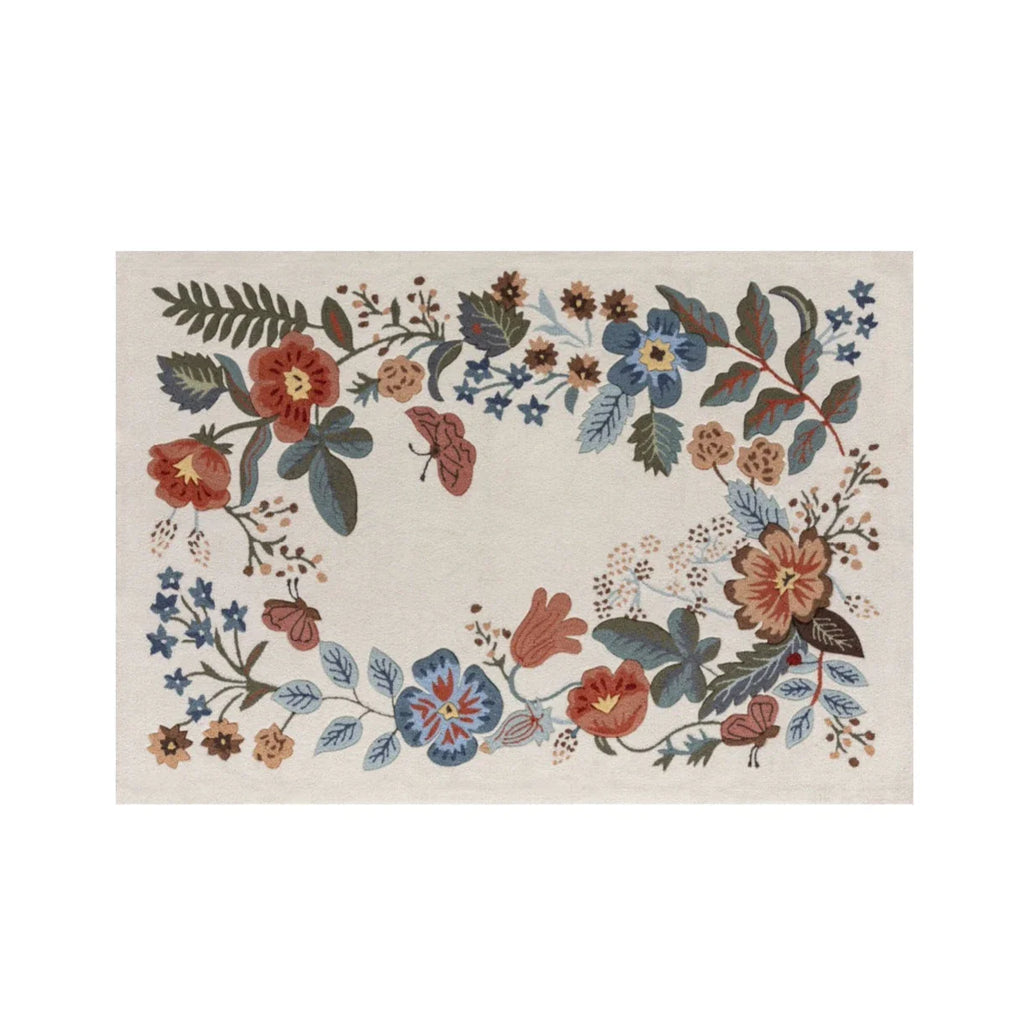 Mauve Embroidery Carpet