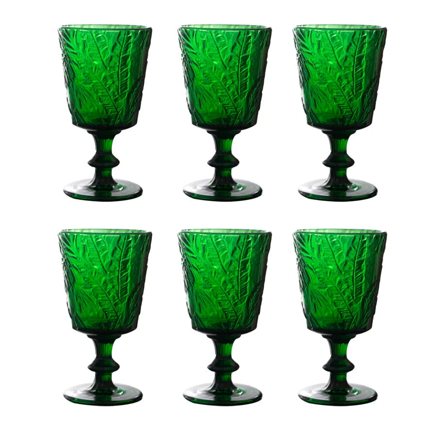 Emerald Glassware Set