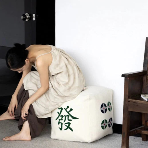 Mahjong Pouf