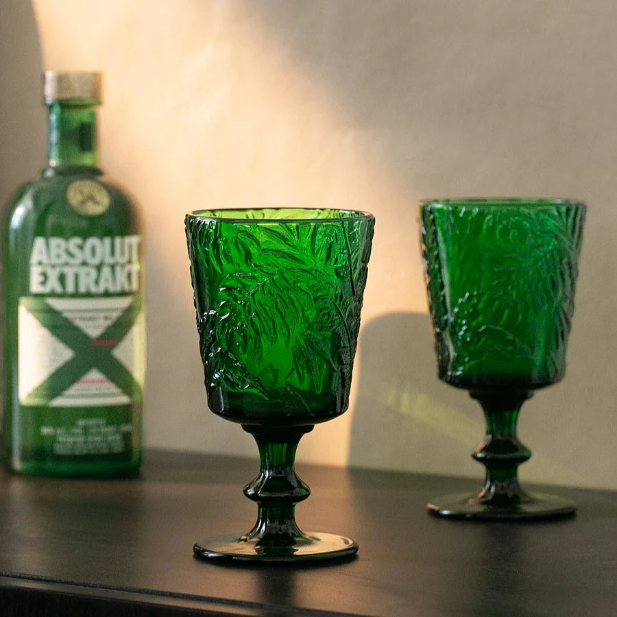 Emerald Glassware Set