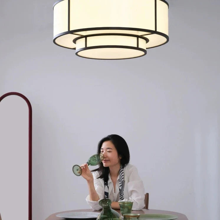Auston Linen Lamp