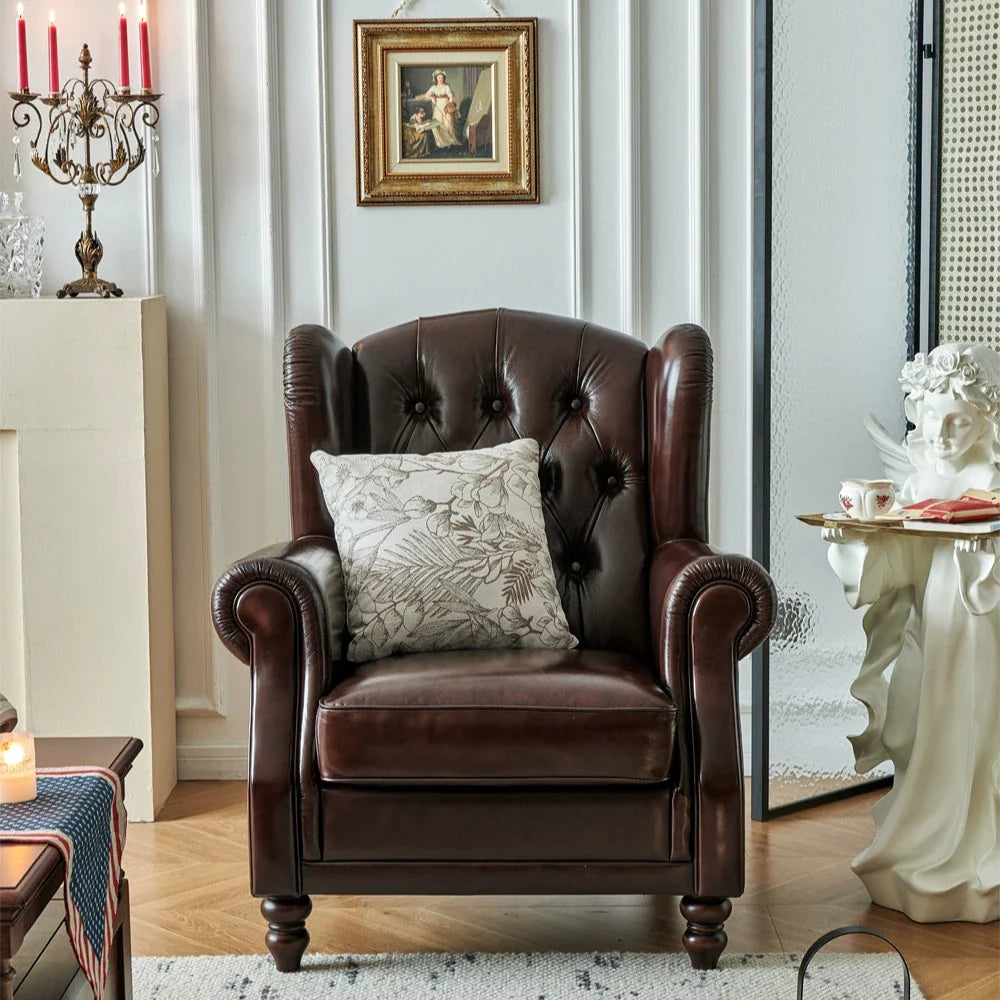 Balford Cowhide Chair