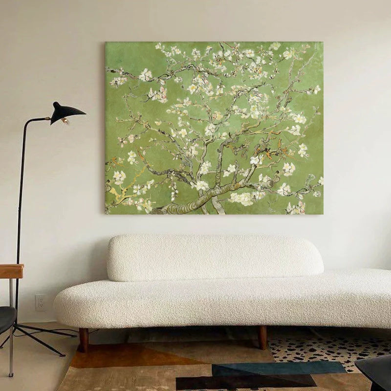 Almond Blossoms Oil Painting