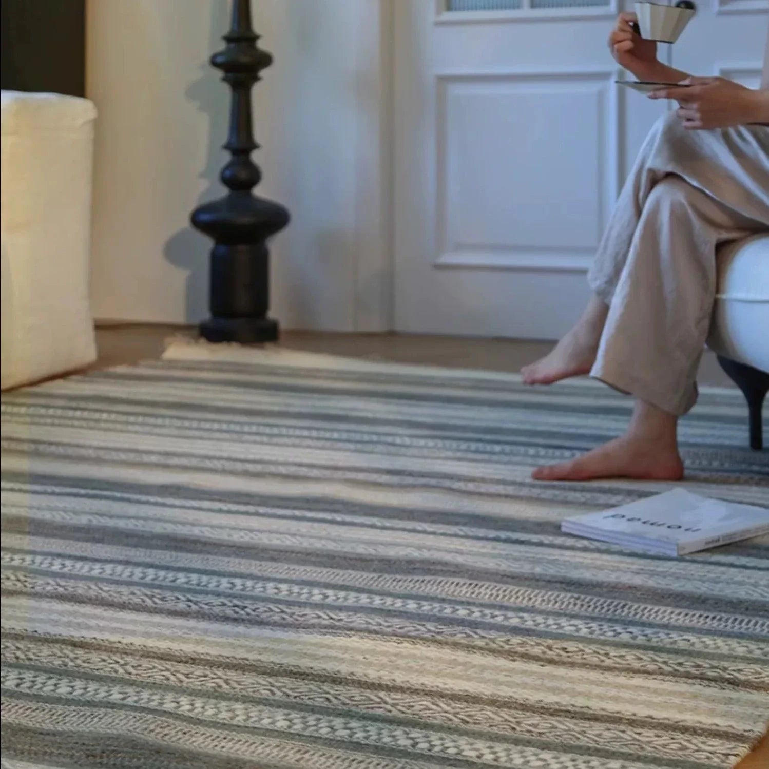 The Striped Wool Rug