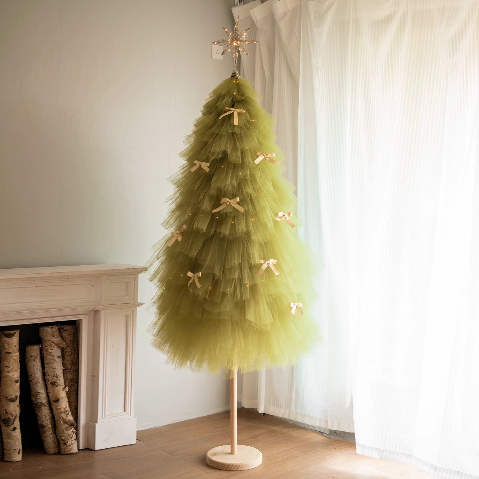 Green Chiffon Tree