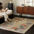 Mauve Embroidery Carpet