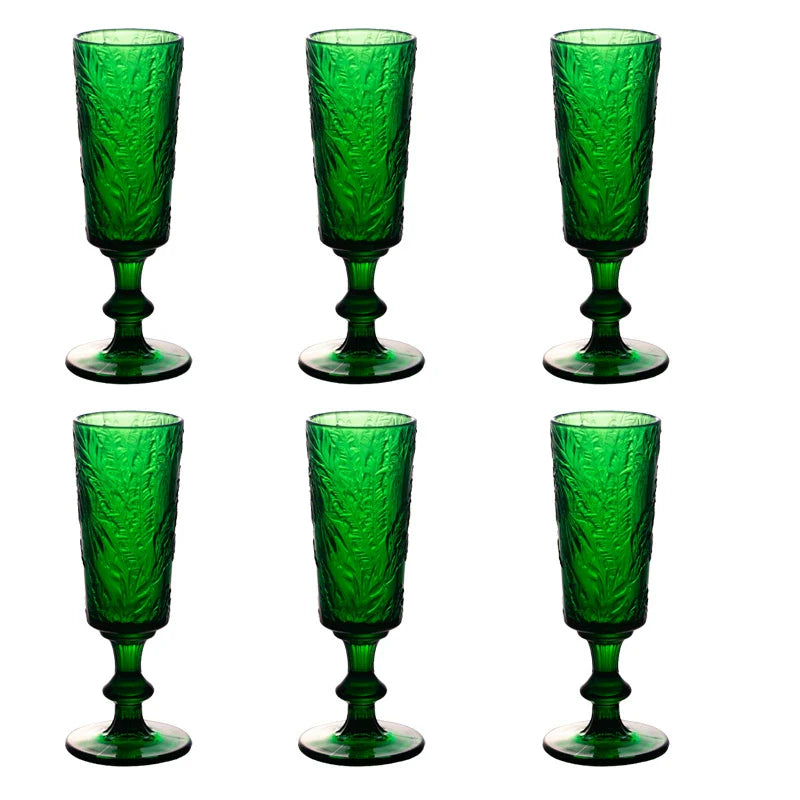 Emerald Glassware Set