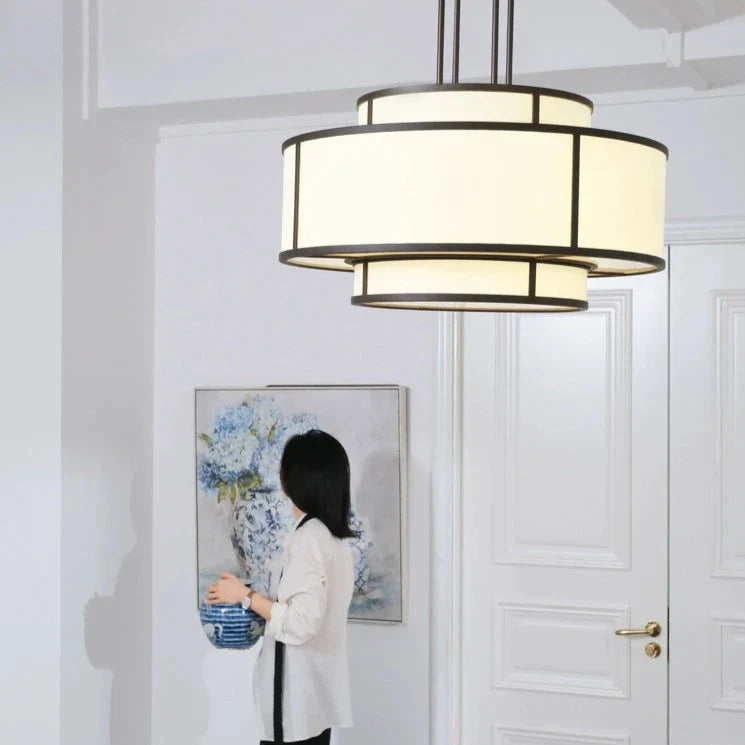 Auston Linen Lamp