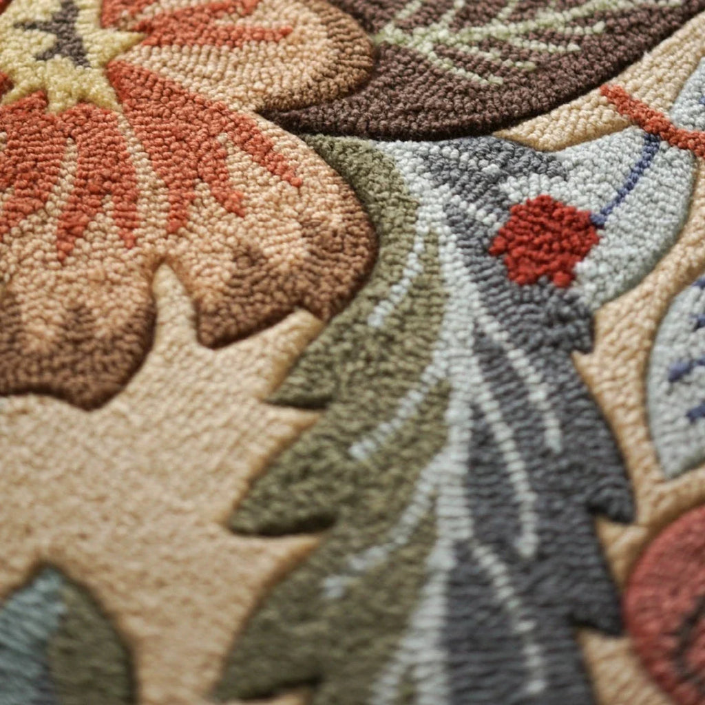 Mauve Embroidery Carpet