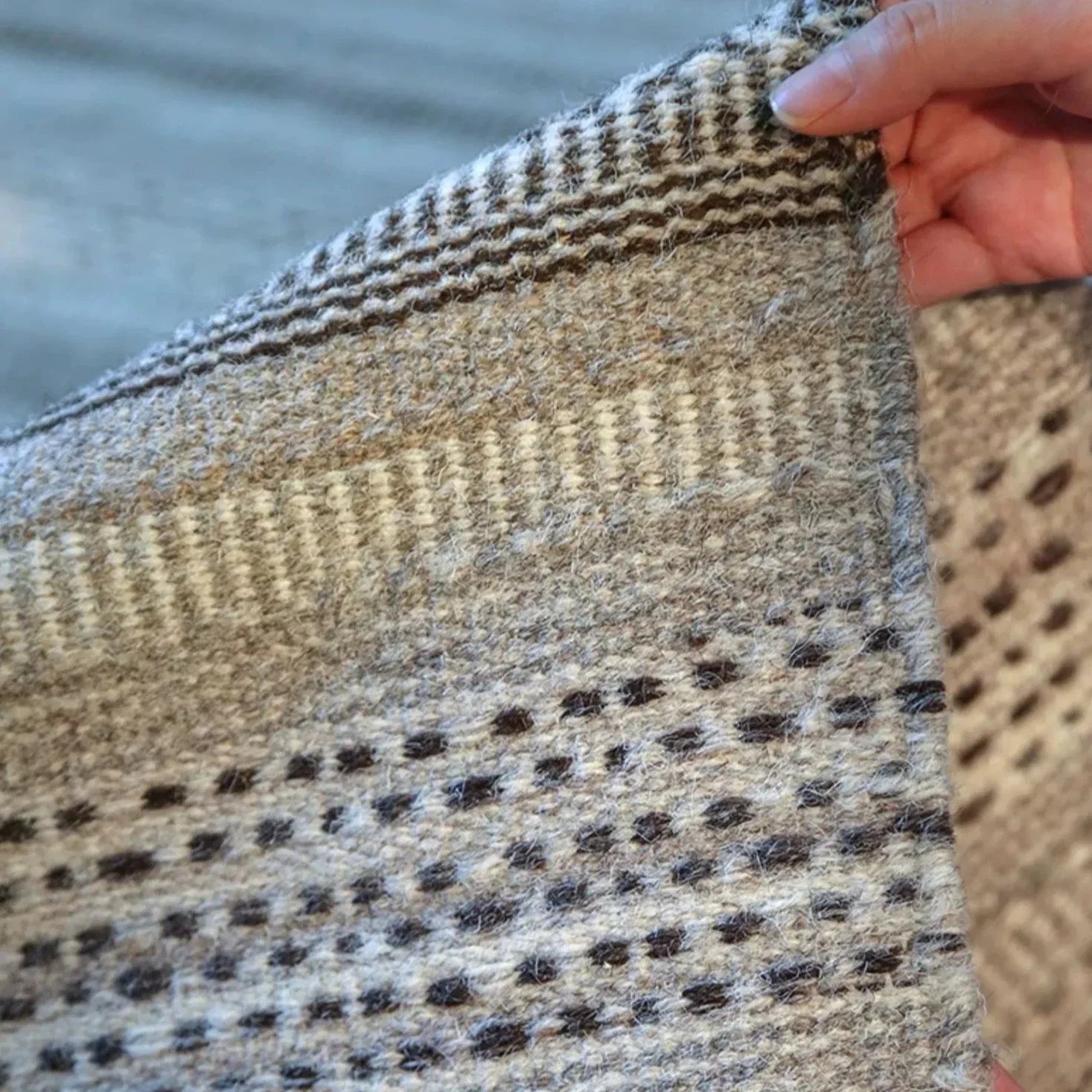 The Striped Wool Rug