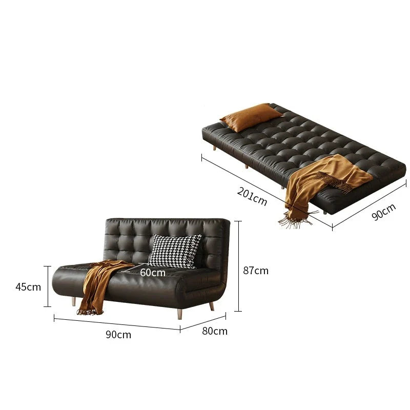 Leather Foldable Sofa