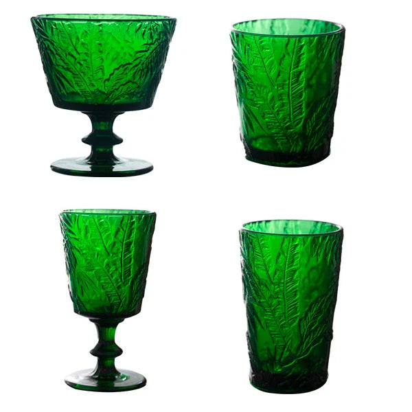 Emerald Glassware Set