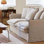 Auston Linen Couch