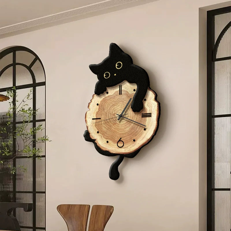 Cat Pendulum Clock
