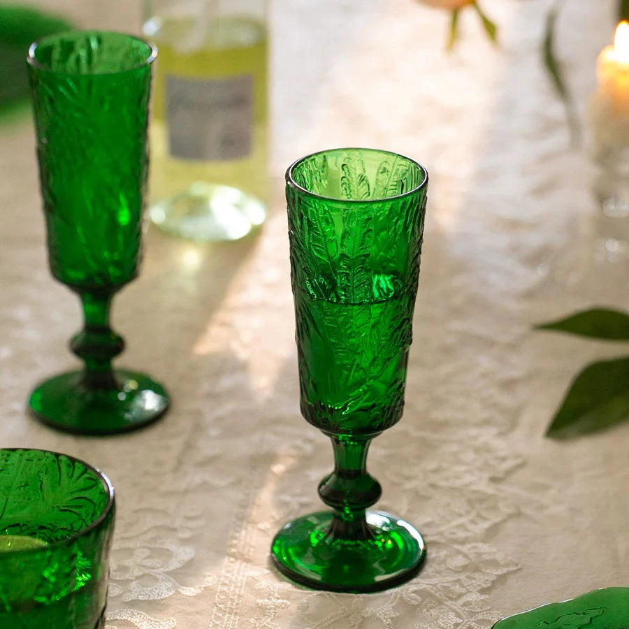 Emerald Glassware Set
