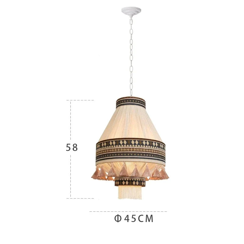Morocco Tassel Lamp