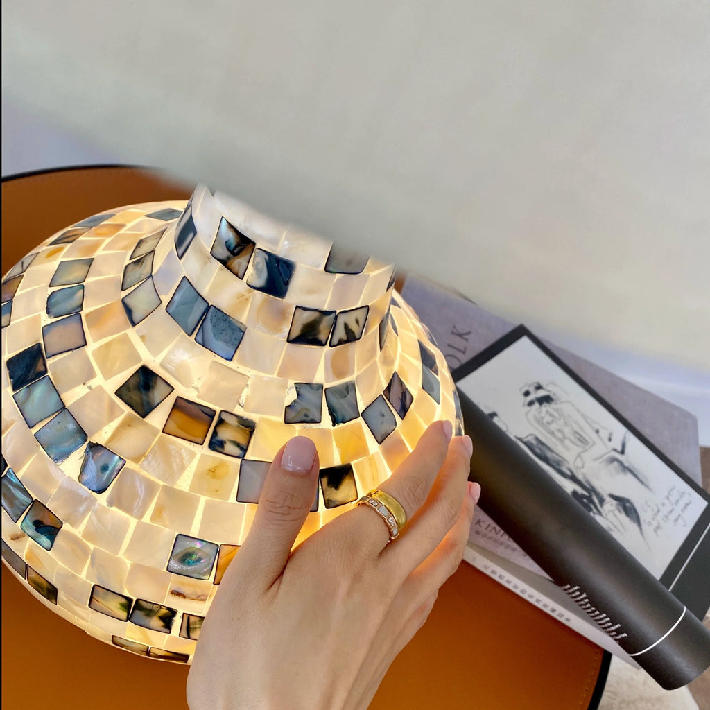 Mother of Pearl Table Lamp