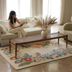 Mauve Embroidery Carpet