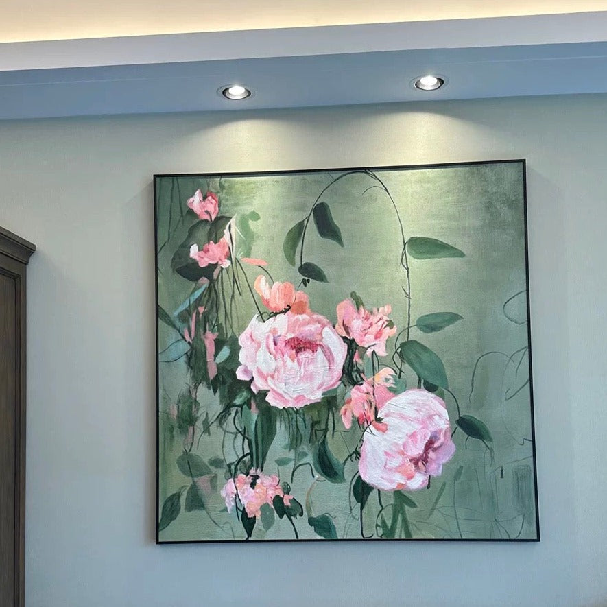 Peony Oil Painting