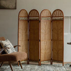 Spring Rattan Screen