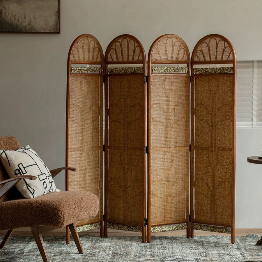 Spring Rattan Screen