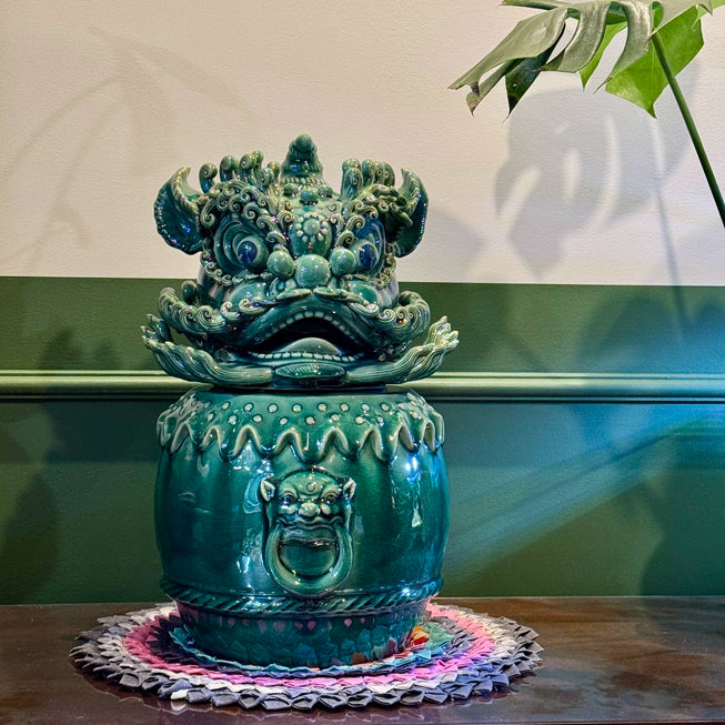Glaze Guardian Lion