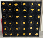 Black Gold Textured Painting