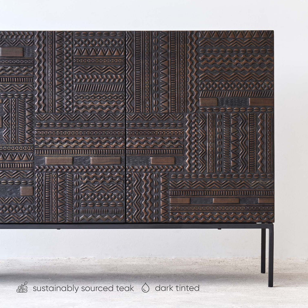 Medivh Teak Credenza