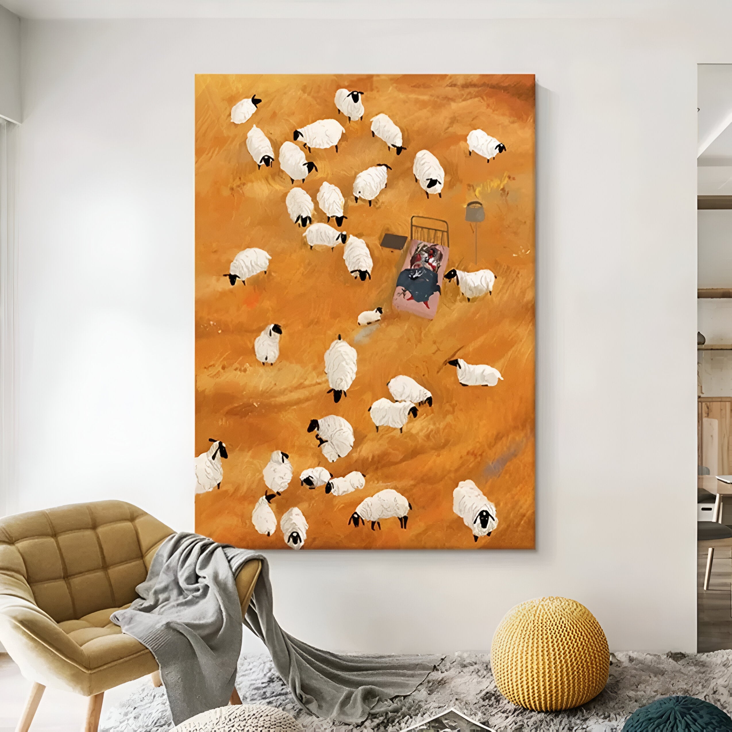 The Sheep Oil Painting